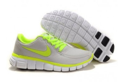 Nike Free 5.0 V4 Womens Running Shoes Grey Green